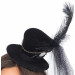 Мини-цилиндр женский Steampunk Velvet Mini Top Hat от Leg Avenue, черный