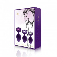Набор анальных пробок 3 шт Rianne S Booty Plug PURPLE