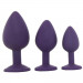 Набор анальных пробок 3 шт Rianne S Booty Plug PURPLE