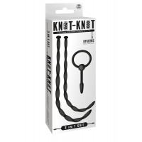 Набір чорних уретральних катетерів NMC Knot Knot XL із силікону з намистинами, XL