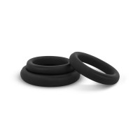 Набор из 3х силиконовых эрекционных колец Siliconen Set Cockringen