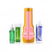 Набор из мастурбатора и средств гигиены Fleshlight Stamina Training Unit (STU) Value Pack (Lady)