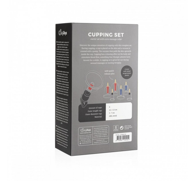 Набор вакуумных помп для сосков Easytoys Cupping Set
