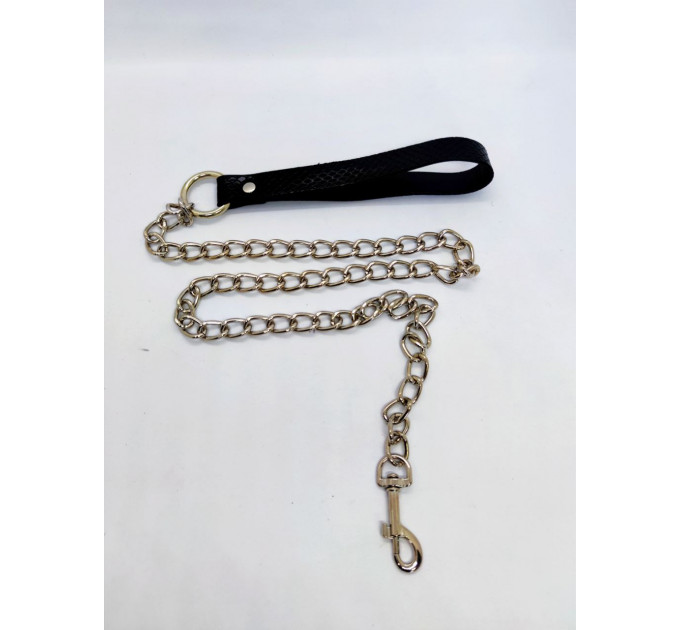 Ошейник с поводком DS Fetish Collar with leash black