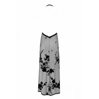 Платье длинное Divinity F312 Noir Handmade, с глубоким декольте, черное, размер S