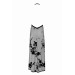 Платье длинное Divinity F312 Noir Handmade, с глубоким декольте, черное, размер S