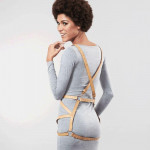 Портупея женская Arrow Dress Harness бежевая, One Size