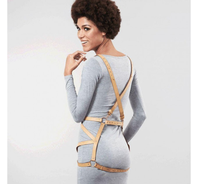 Портупея женская Arrow Dress Harness бежевая, One Size