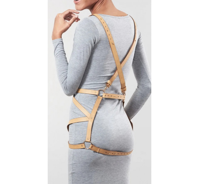 Портупея женская Arrow Dress Harness бежевая, One Size