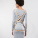 Портупея женская Arrow Dress Harness бежевая, One Size