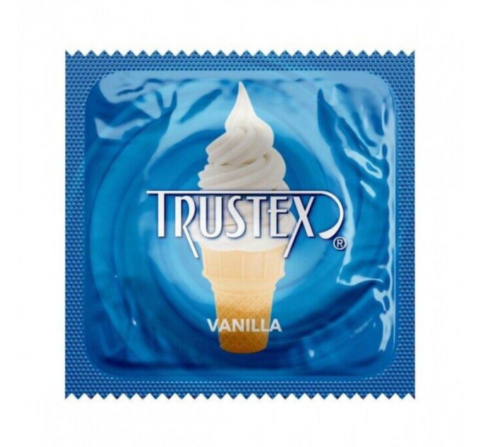 Презерватив Trustex Vanilla Lubricated с ароматом и вкусом ванили (цена за 1 шт.)