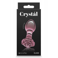 Стеклянная пробка NS Novelties CRYSTAL ROSE PINK