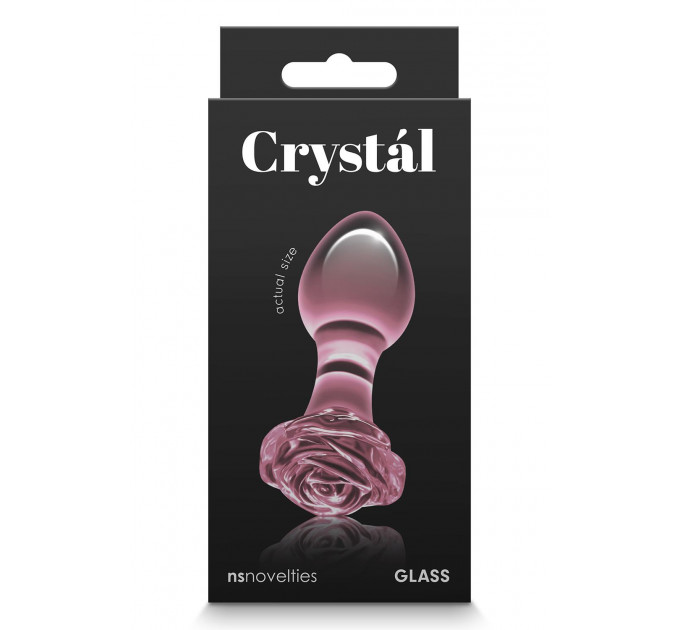 Скляна пробка NS Novelties CRYSTAL ROSE PINK