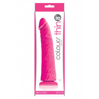 Силиконовый реалистичный фаллоимитатор NS Novelties Colors Pleasures розовый