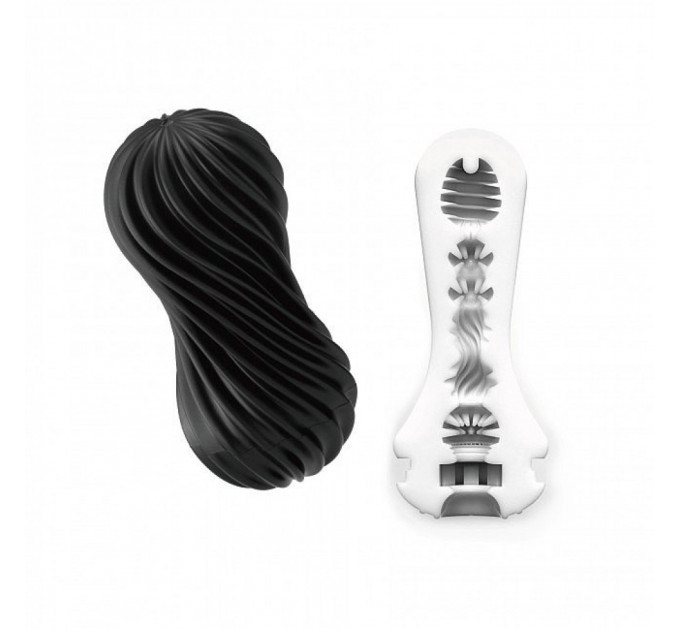 Мастурбатор Tenga Flex Rocky Black 17,6 x 7,3 см