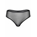 Трусики прозрачные с открытым доступом Daring Intimates Alexa, черный, S/M