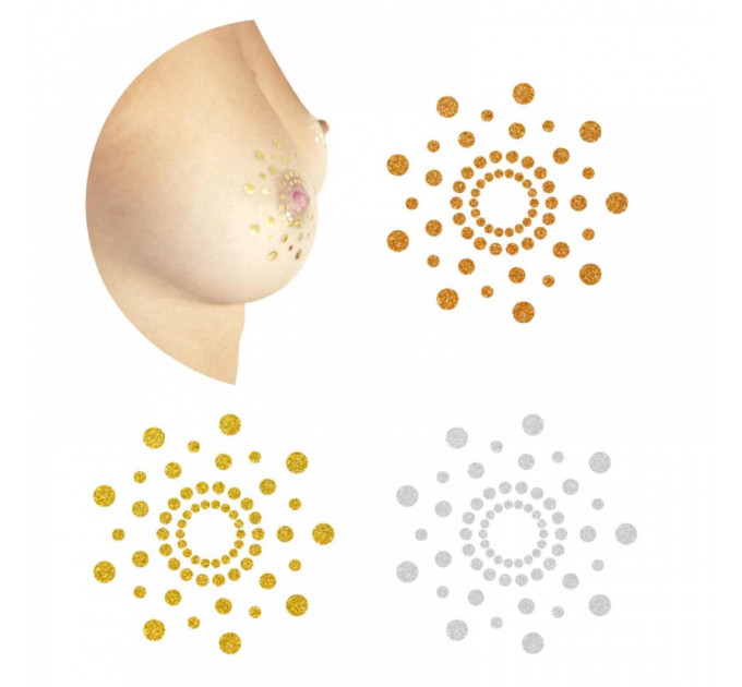 Украшение для грудей MIMI Metallic Skin Transfer Bijoux Indiscrets