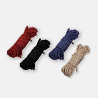 Мотузка для бондажу UPKO Restraint Bondage Rope, чорна, 10 м