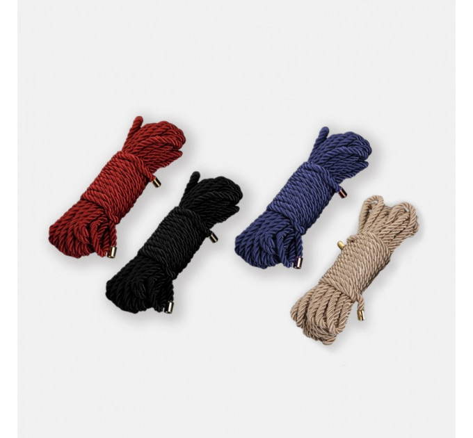 Веревка для бондажа UPKO Restraint Bondage Rope, черная, 10 м