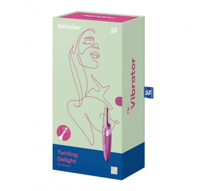 Вібратор для цілеспрямованої стимуляції клітора Satisfyer Twirling Delight, рожевий