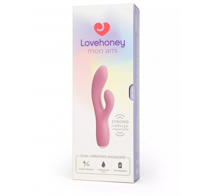 Вибратор-кролик Lovehoney Mon Ami для точки G, розовый