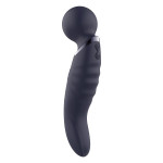 Вибратор микрофон изогнутый двойной стимуляции Dream Toys Glam Dual Wand Vibe, фиолетовый