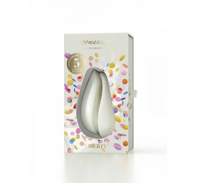 Бесконтактный стимулятор клитора Liberty Anniversary Edition womanizer, White