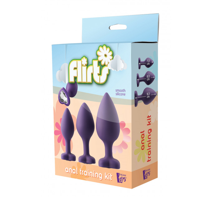 Набор анальных пробок Dream Toys FLIRTS PURPLE
