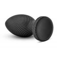 Анальная пробка силикон BLUSH SPARK SILICONE PLUG SMALL CARBON FIBER