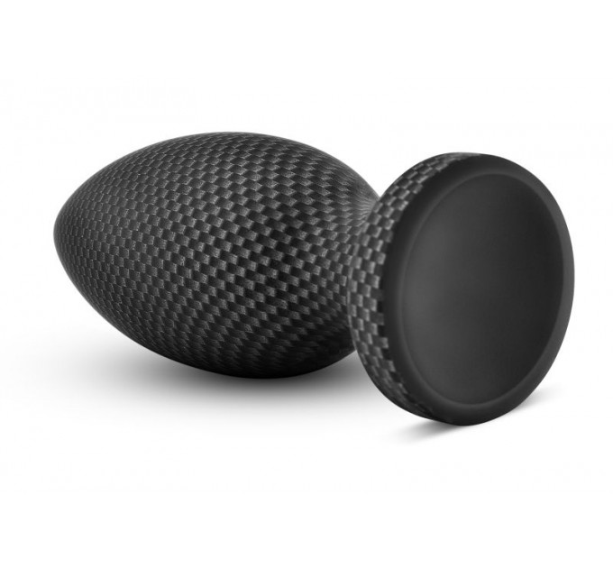 Анальна пробка силікон BLUSH SPARK SILICONE PLUG SMALL CARBON FIBER