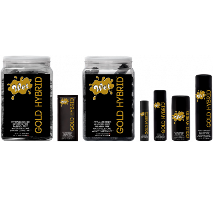 Лубрикант водно-силиконовый гибрид Wet Gold Hybrid 93 мл