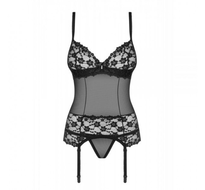 Корсет Letica corset thong black S/M