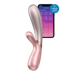 Двойной смарт вибратор с функцией нагрева Satisfyer Hot Lover Pink