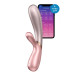 Двойной смарт вибратор с функцией нагрева Satisfyer Hot Lover Pink