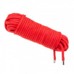 Веревка для бондажа DS Fetish LOVE ROPE 20 м, красный