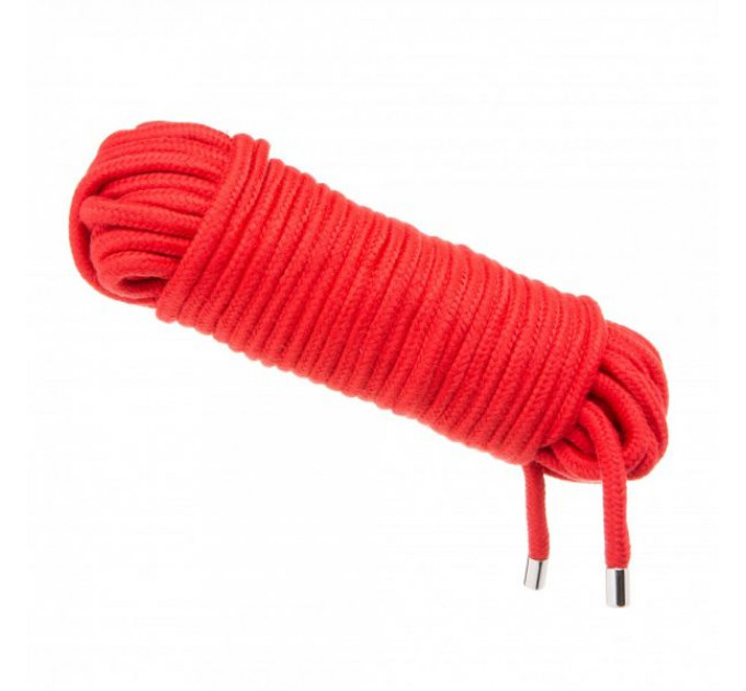 Веревка для бондажа DS Fetish LOVE ROPE 20 м, красный