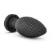 Анальна пробка силікон BLUSH SPARK SILICONE PLUG SMALL CARBON FIBER
