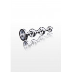 Анальна ялинка металева із кристалом Toy Joy Diamond Star Beads, Small