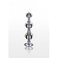 Анальна ялинка металева із кристалом Toy Joy Diamond Star Beads, Small