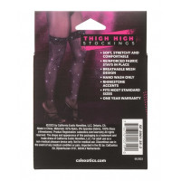 Панчохи в дрібну сітку зі стразами CalExotics, чорний
