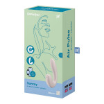Подвійний смарт вібратор із вакуумною стимуляцією клітора Satisfyer Sunray Connect App Pink