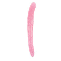 Фаллоимитатор двойной Chisa Hi-Rubber 45 см, розовый
