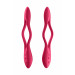 Універсальний вібратор (ерекційне кільце), що гнеться SATISFYER ELASTIC JOY RED