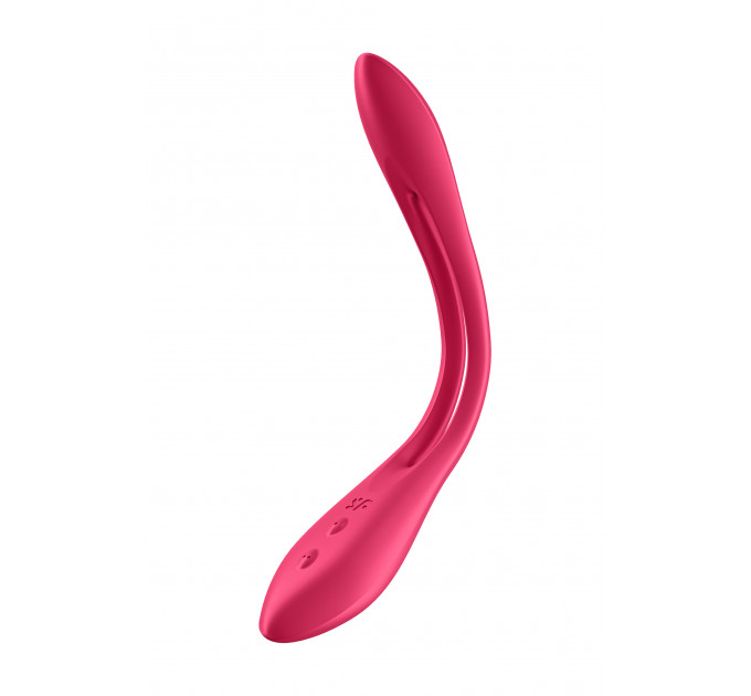 Універсальний вібратор (ерекційне кільце), що гнеться SATISFYER ELASTIC JOY RED