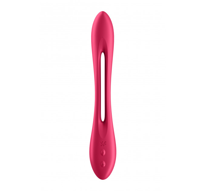 Універсальний вібратор (ерекційне кільце), що гнеться SATISFYER ELASTIC JOY RED