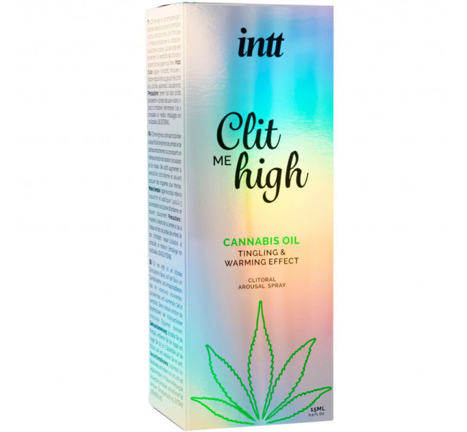 Клиторальные капли с сужающим и согревающим эффектом Intt Clit me High Cannabis, 15 мл