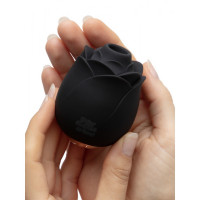 Кліторальний стимулятор у формі троянди Fifty Shades of Grey Rose Clitoral Suction чорного кольору