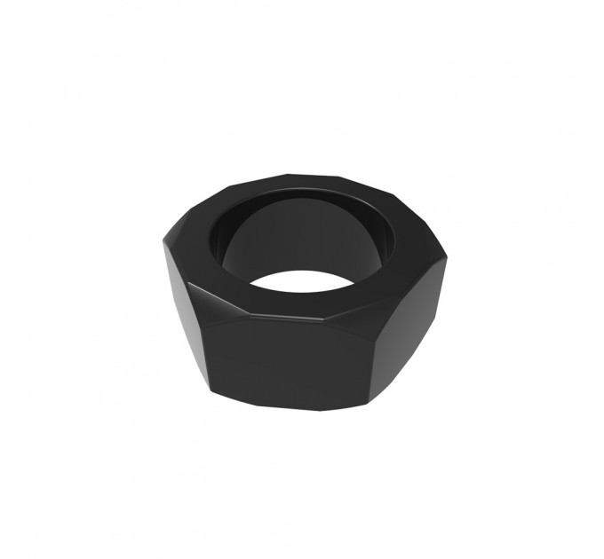 Кільце ерекційне Chisa GK Power Nust Bolts Cock Ring у вигляді болта, чорне