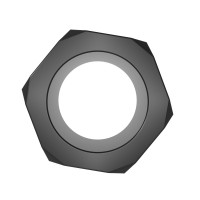 Кільце ерекційне Chisa GK Power Nust Bolts Cock Ring у вигляді болта, чорне