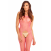 Комбинезон INDUSTRIAL NET SUSPENDER BODYSTOCKING PINK, OS